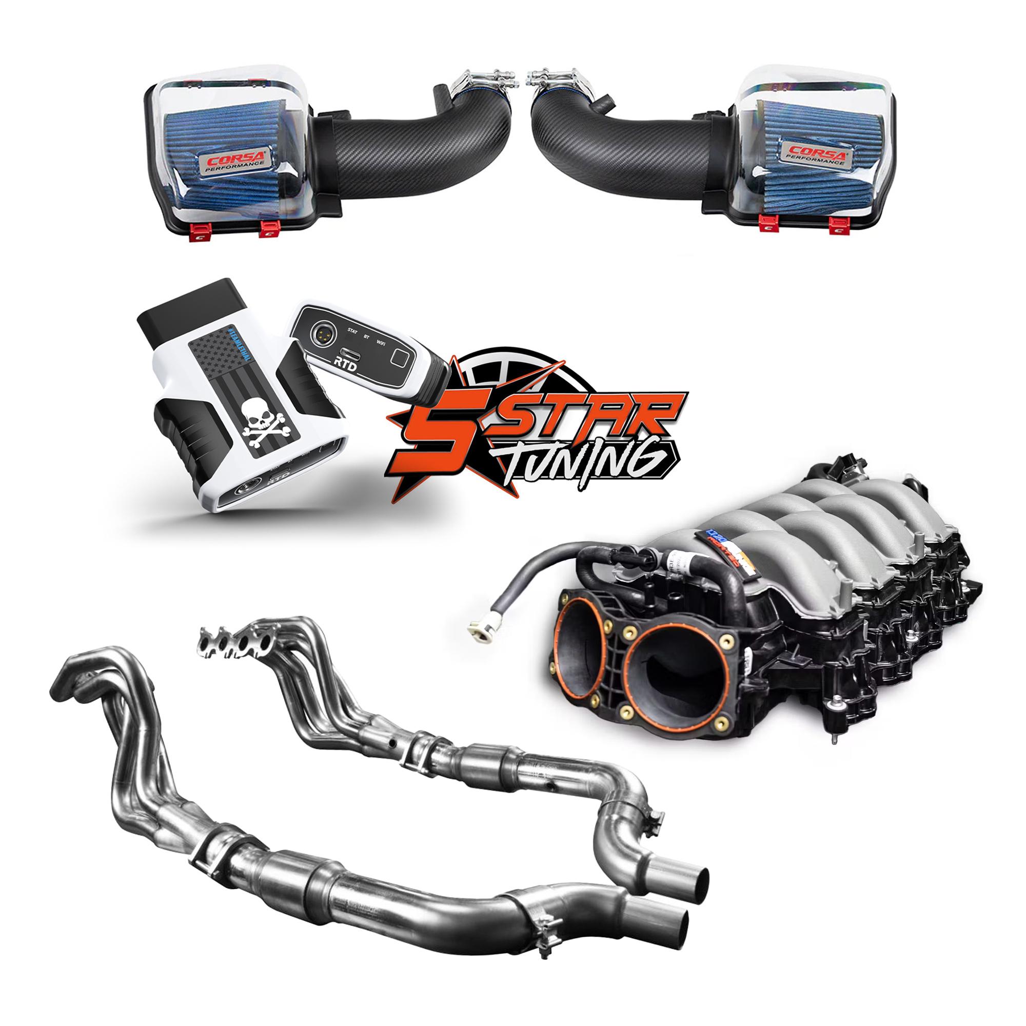 Stage 3 Power Pack - ALL OUT NA with RTD4 Tuner with 5 Star Tuning Tune (2024-2026 Mustang GT / Dark Horse)
