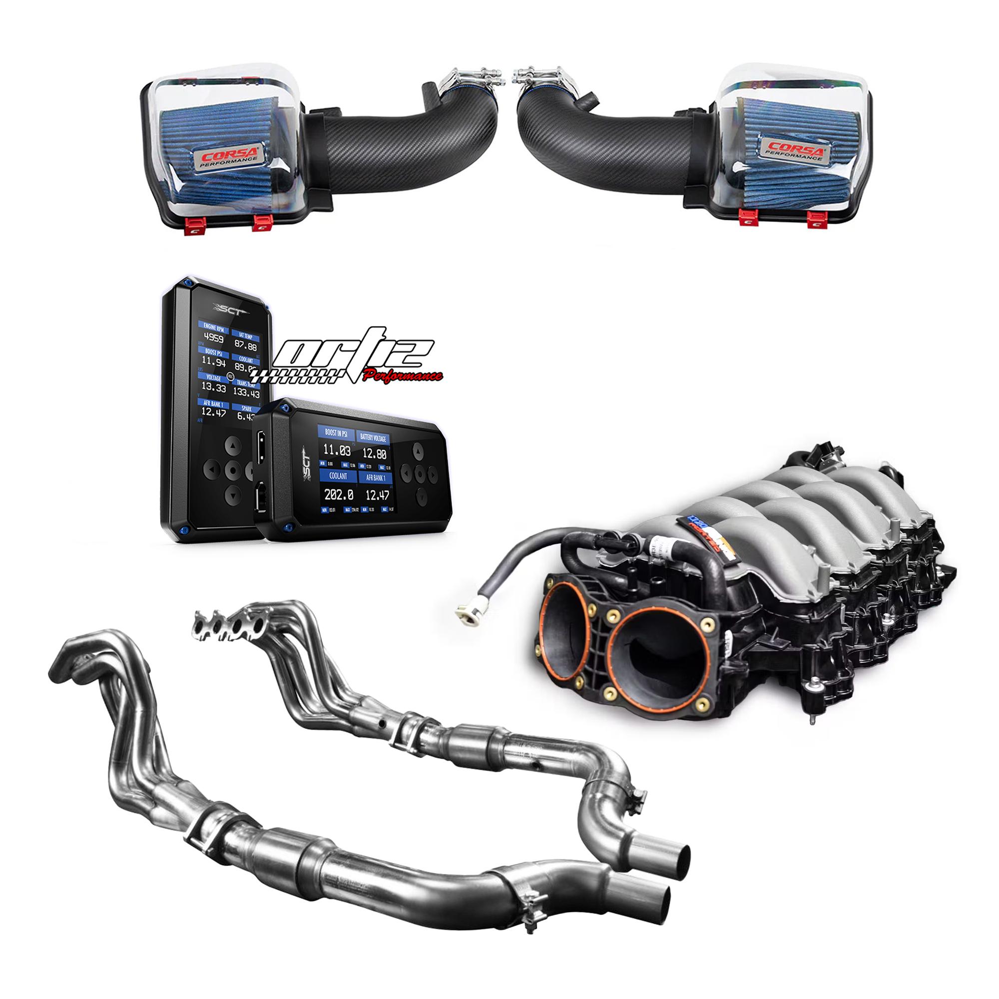 Stage 3 Power Pack - ALL OUT NA with SCT BDX Performance Programmer with Ortiz Tune (2024-2026 Mustang GT / Dark Horse)