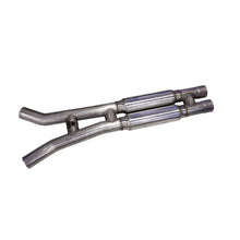 3" Resonated Double H-Pipe (2015-2026 Ford Mustang GT/Dark Horse)