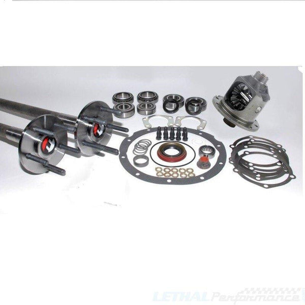 S197 Axle &amp; Differential Upgrade Kit with Ford Performance 31 Spline Traction-Lok Differential (2005-2014 Mustang GT / Boss 302 / Shelby GT500)