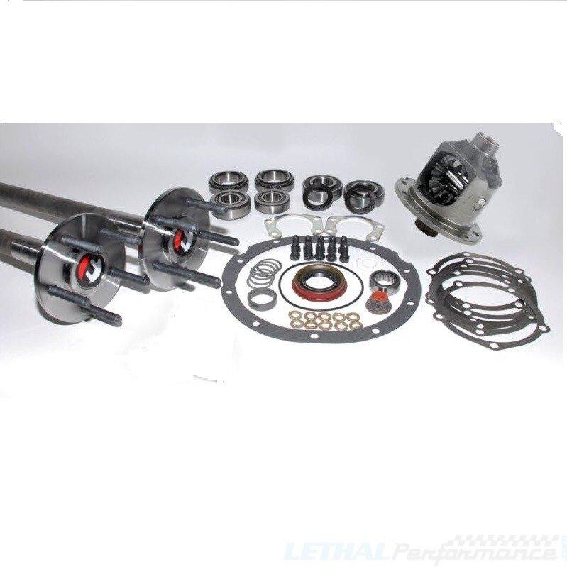 S197 Axle &amp; Differential Upgrade Kit with Ford Performance 31 Spline Traction-Lok Differential (2005-2014 Mustang GT / Boss 302 / Shelby GT500)