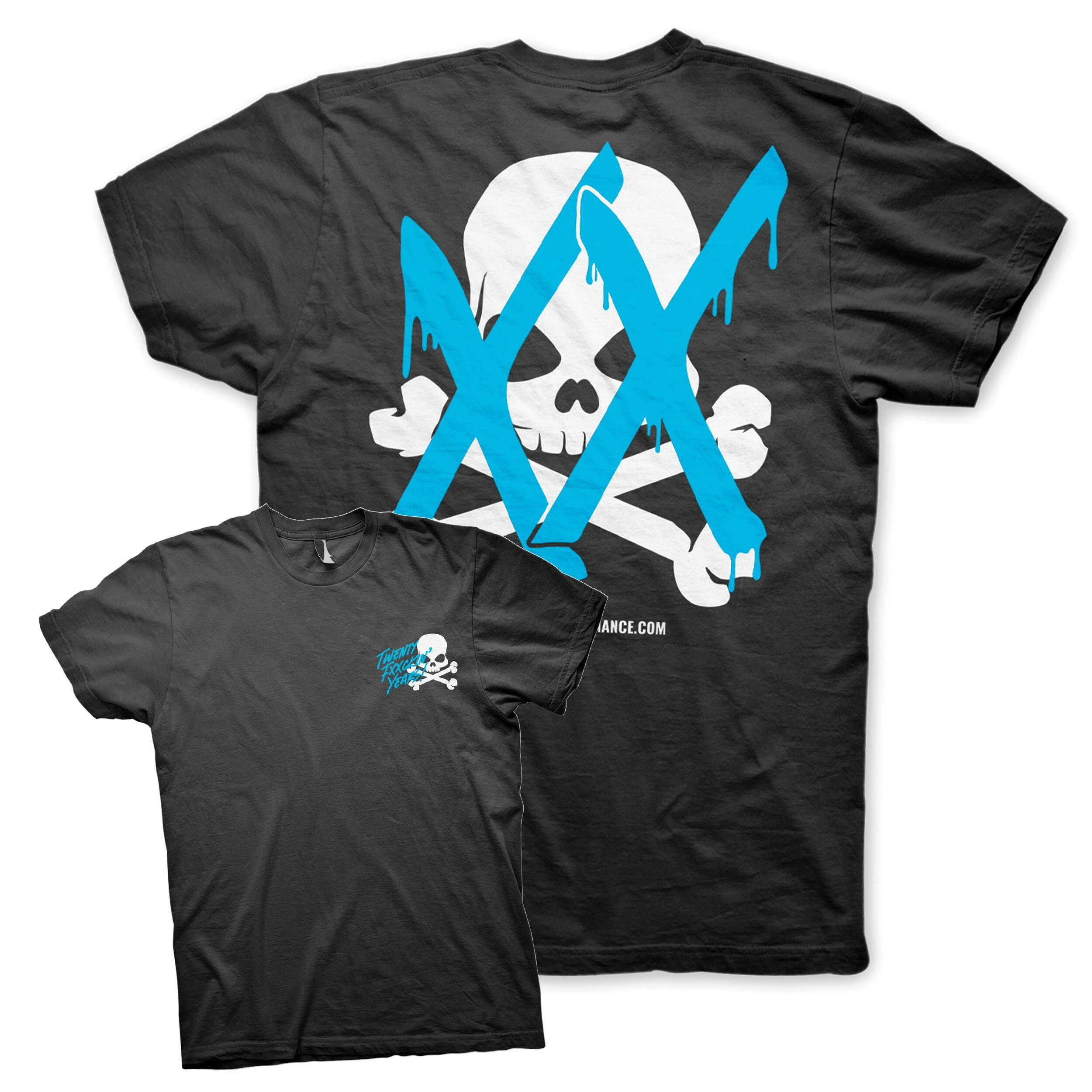 20th Anniversary T-Shirt (Skull Logo Edition)