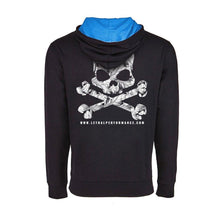 Black & Blue Hoodie - Athletic Fit