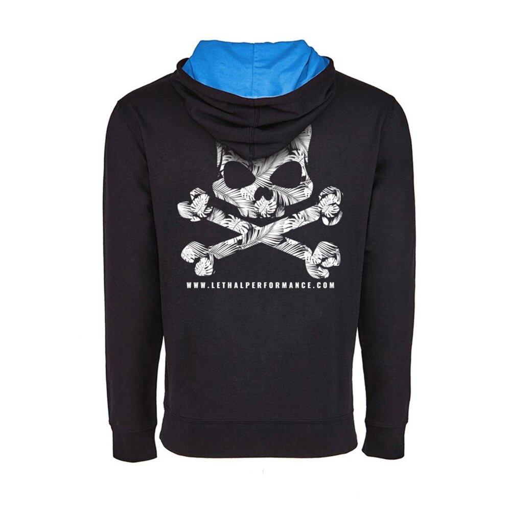 Black & Blue Hoodie - Athletic Fit