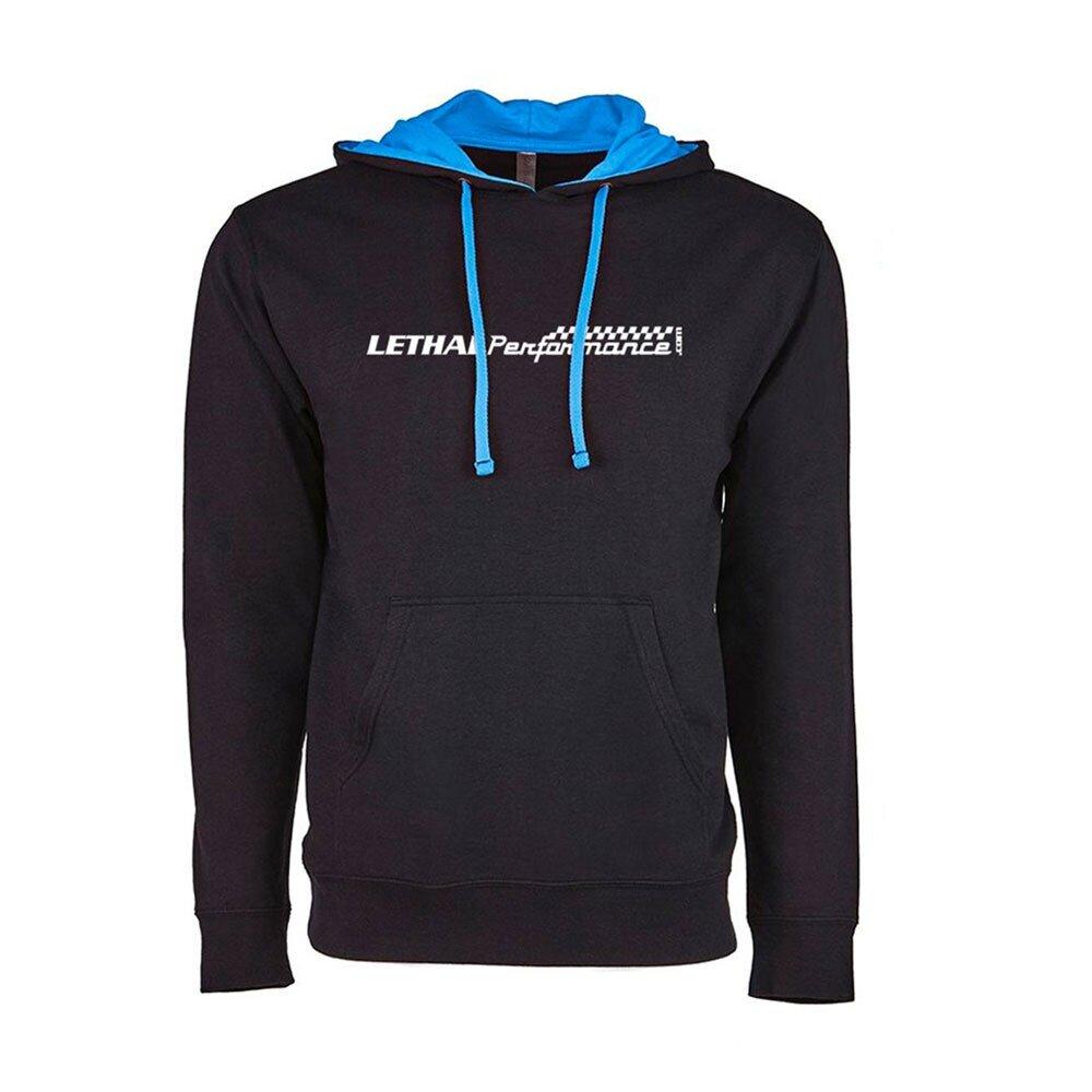 Black & Blue Hoodie - Athletic Fit