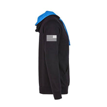 Black & Blue Hoodie - Athletic Fit