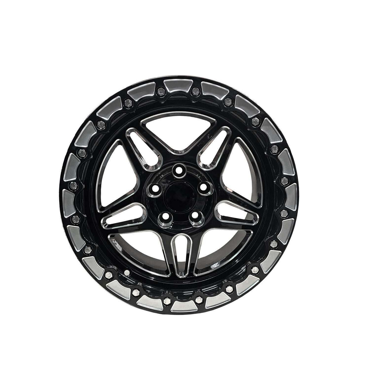 LPS5 Wheel 17x10 +50 Offset  - Rear, Beadlock (2005-2026 Mustangs)