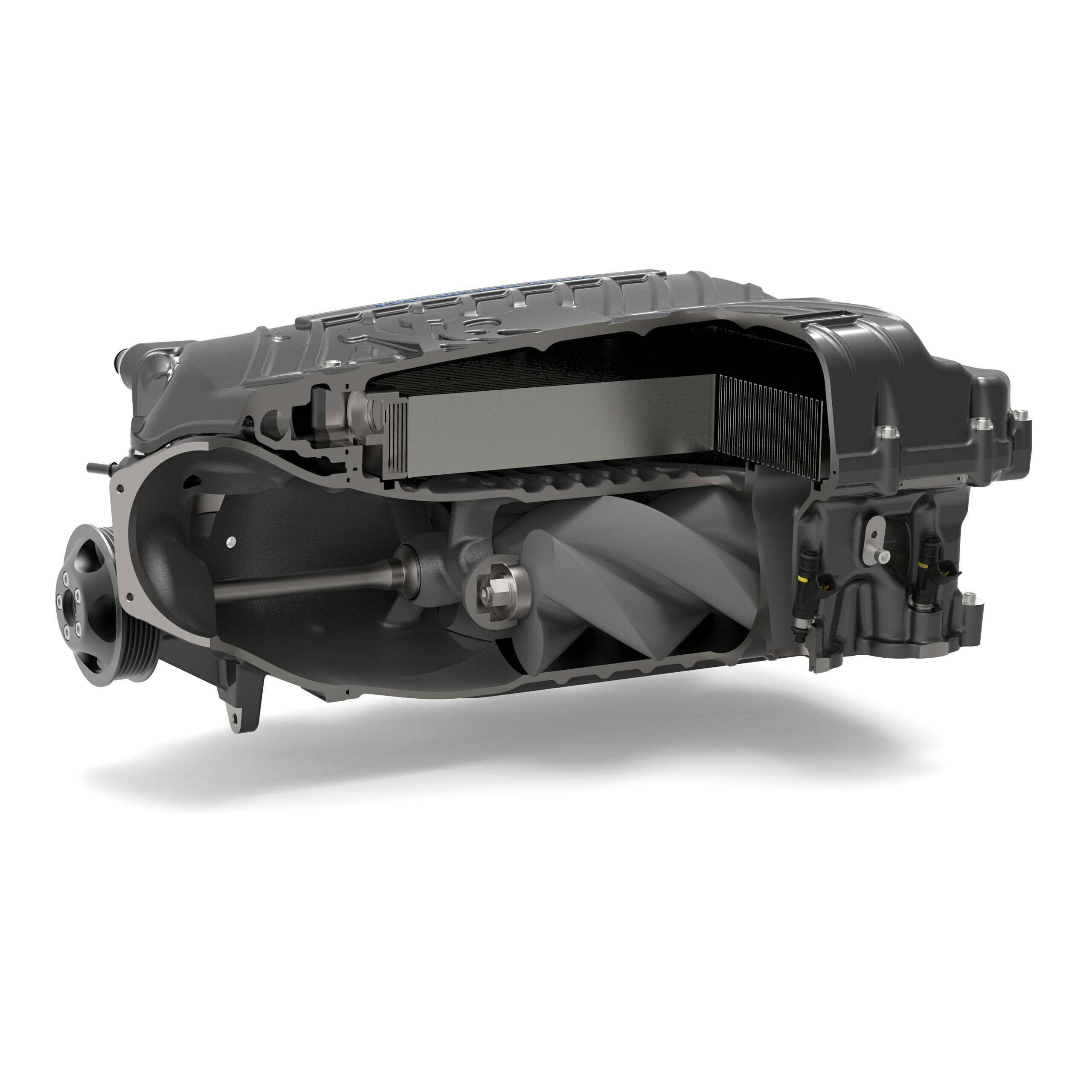 Special Edition Whipple Superchargers Gen 6 Stage 1 3.0L Supercharger Kit - 800+ HP Complete System for 2022-2023 Mustang Mach 1 (WK-2640T-S1-30)