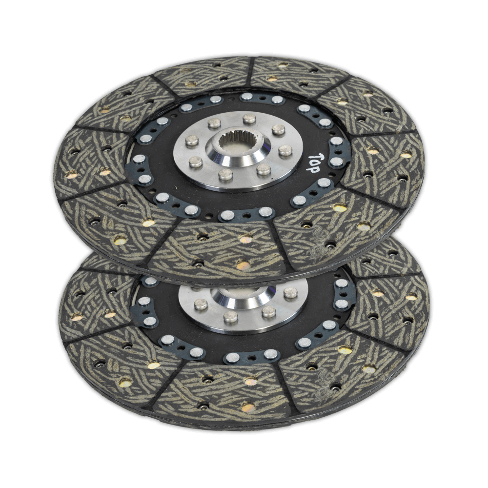 LPXHD Twin Disc Clutch Kit - 8 Bolt Lightweight Steel Flywheel, 23 Spline, 1,000 HP (2011-2017 Mustang GT)