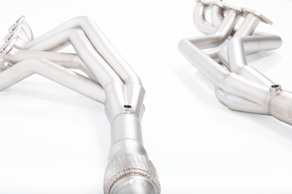 LTH FDLH00037T 1-7/8" Stainless Steel Longtube Headers with ECOf™ High Flow Catalytic Converter Connection Pipes (2016-2020 5.2L Shelby GT350)