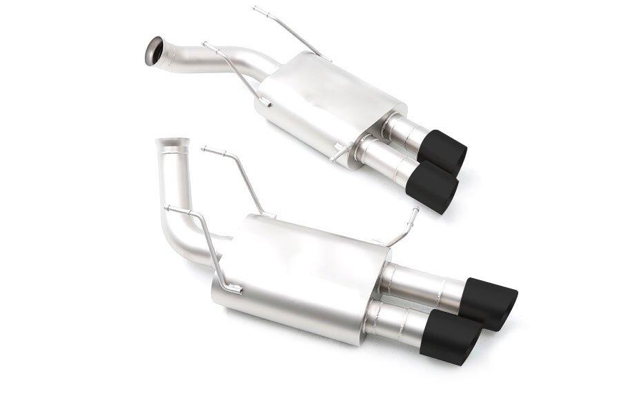 Long Tube Headers FDAB00003B True Dual Axle Back Exhaust with Blck Tips (2011-2014 GT / 2012-2013 Boss / 2013-2014 GT500)