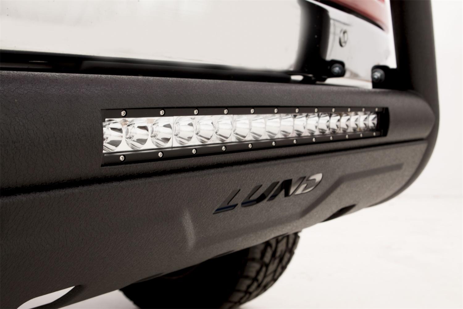 Lund Bull Bar with LED Light Bar - Black (2000-2014 Yukon XL 1500, Yukon XL 2500) - 47121214