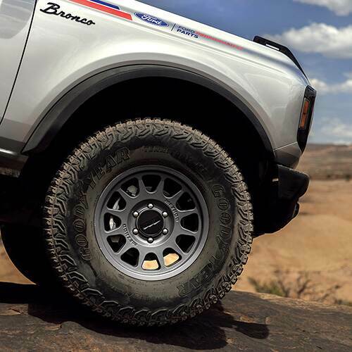 Ford Performance Method 17x8.5in Wheel Kit - Matte Gray (2021-2025 Bronco) - M-1007K-M1785G