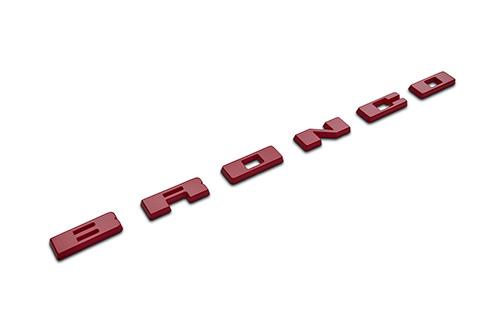 Ford Performance Red Grille Letters (2021-2026 Bronco) - M-1447-BRD