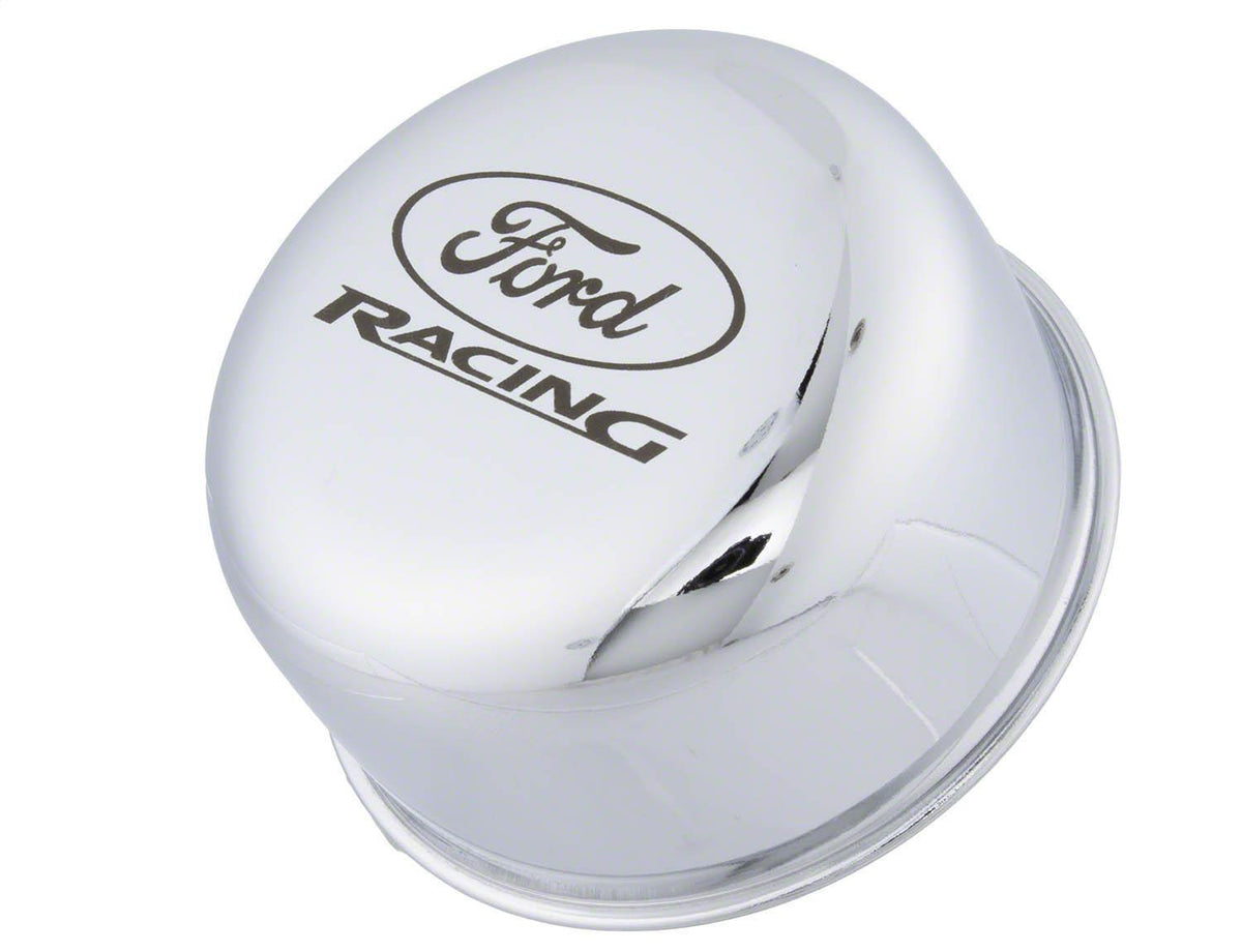 Ford Performance Chrome Breather Cap W/ Ford Racing Logo - M-6766-FRNVCH