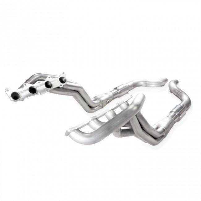 Stainless Power 1-7/8" Long Tube Headers with 3" Catted Lead Pipes (Factory Connect) (2015-2026 Mustang GT)- SM24HCAT