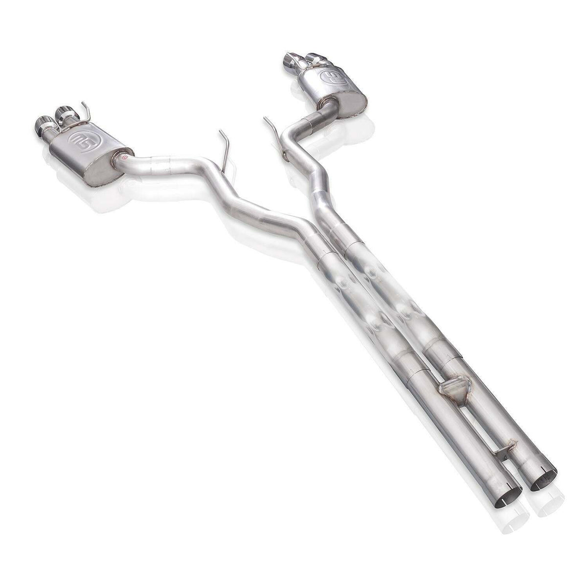 Stainless Works Legend Catback Exhaust with H-Pipe Non Active Valves (Performance Connect) (2018-2023 Mustang GT) - M18CBHPCL