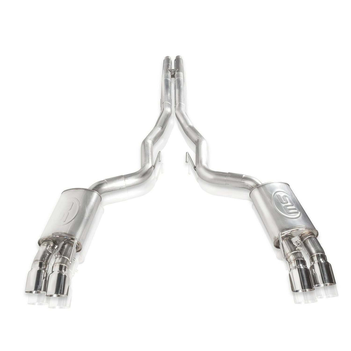Stainless Works Redline H Catback Exhaust with Active Valves (Performance Connect) (2018-2023 Mustang GT) - M18CBHPCV