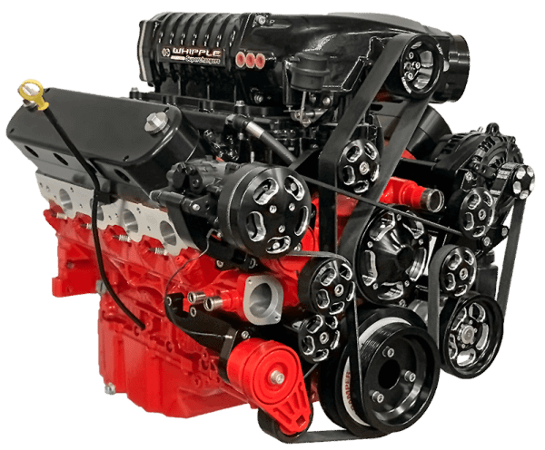 Whipple Gen 6 3.0L Top-Mount Hot Rod Supercharger Kit for Chevy LS1/LS3/LS7 Crate Engines - WHR-1000/1010-30-