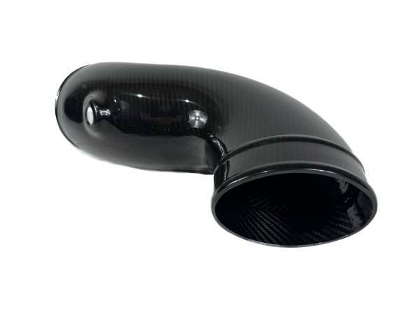Whipple Superchargers 132mm Elliptical Carbon Fiber Air Inlet Tube (2015-2025 F-150 5.0L) - WCF-G515F150-ELLTUBE