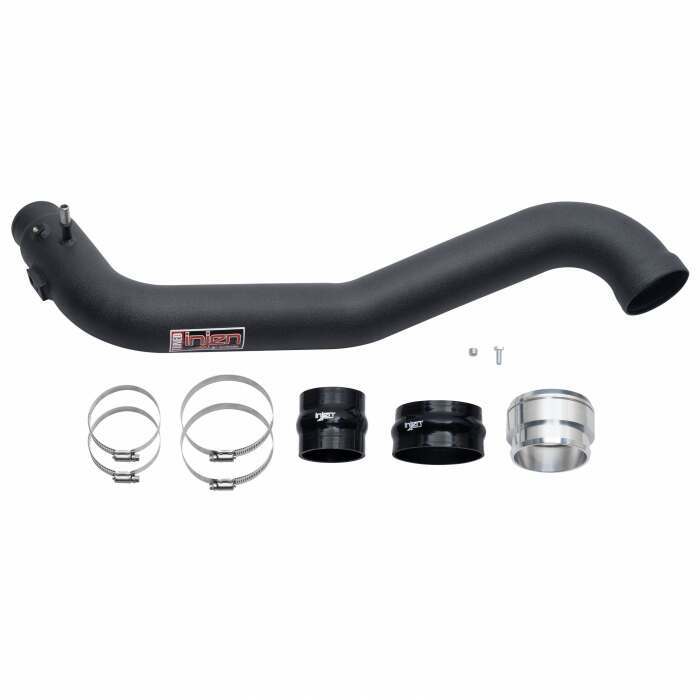 Injen SES Intercooler Pipe Cold Side - Wrinkle Black (2015-2020 Ford F-150 V6-2.7L EcoBoost) - SES9014ICPCWB