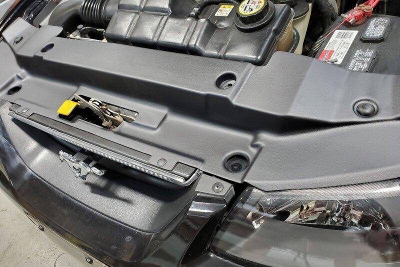 JLT JLTRSC-FM9904-2 99-04 Mustang Radiator Support Cover Textured Black