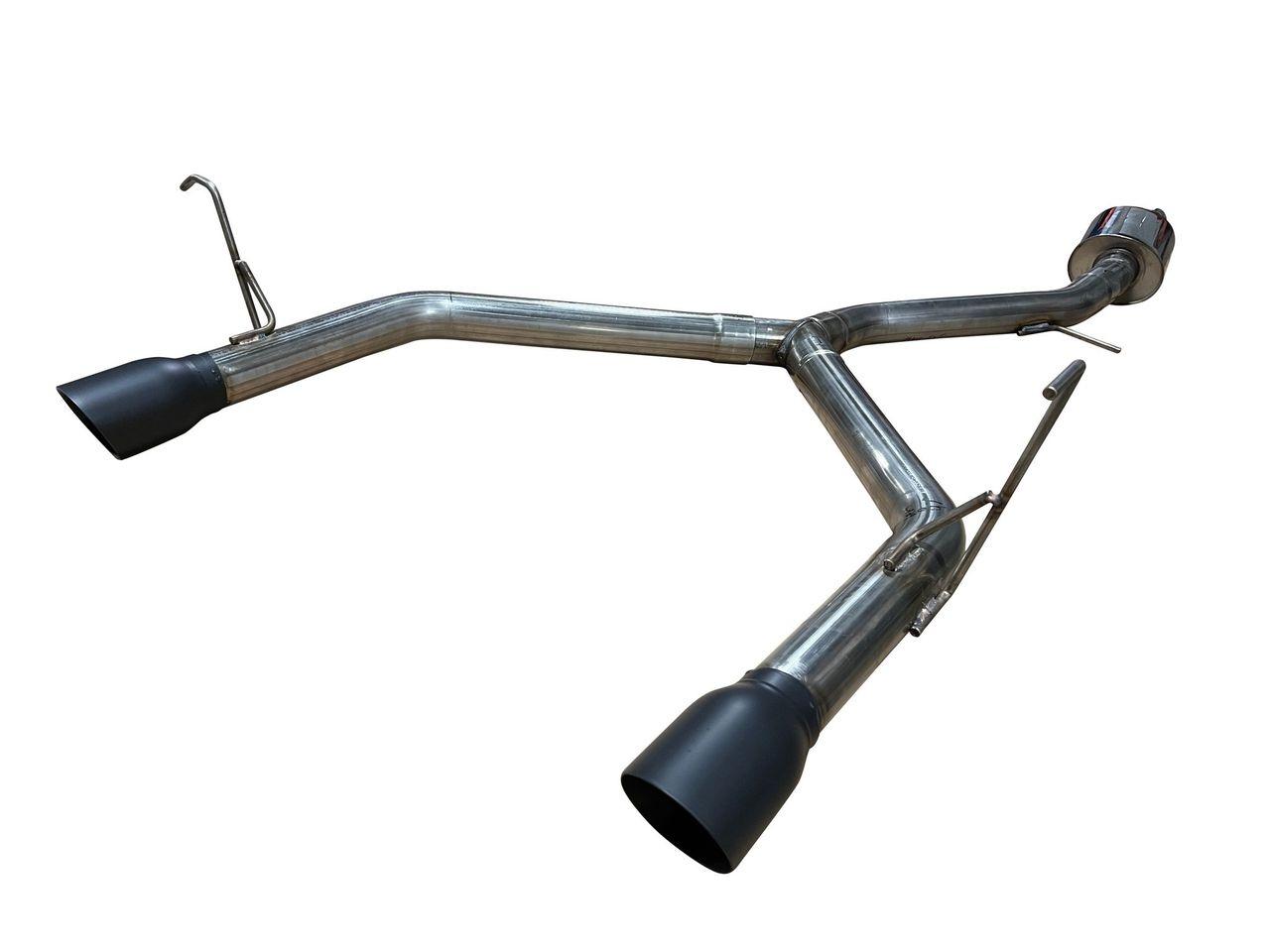 MRT Engineering 2022+ Ford Maverick 2.0L Street Performance Dual Tip Exhaust - Polished - 92W312