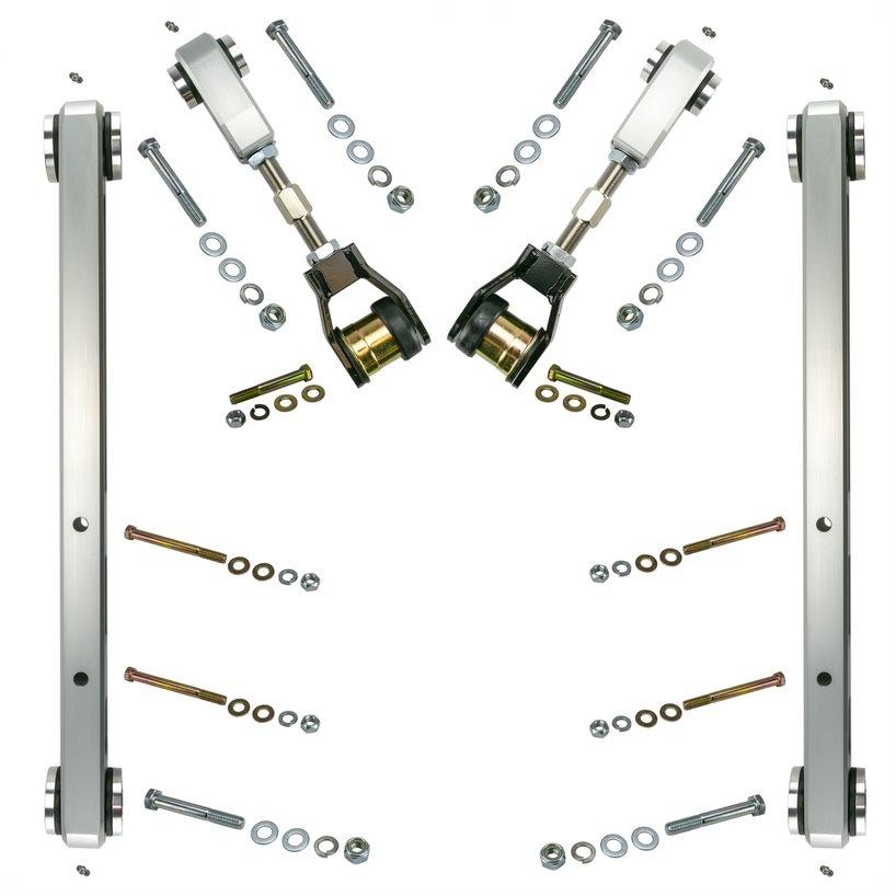 Metco MCA0013EXT Upper and Lower Control Arm Sets (1971-1981 GM Impala, Delta 88, Electra- Extended Length)