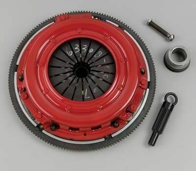 Mcleod 6330807CM Mustang 26 Spline Street Twin Clutch Kit w/ 8 Bolt Aluminum Flywheel and Ceramic Discs - 1200+ RWHP (96-04 Mustang GT ; Bullitt ; Mach-1 ; Cobra)