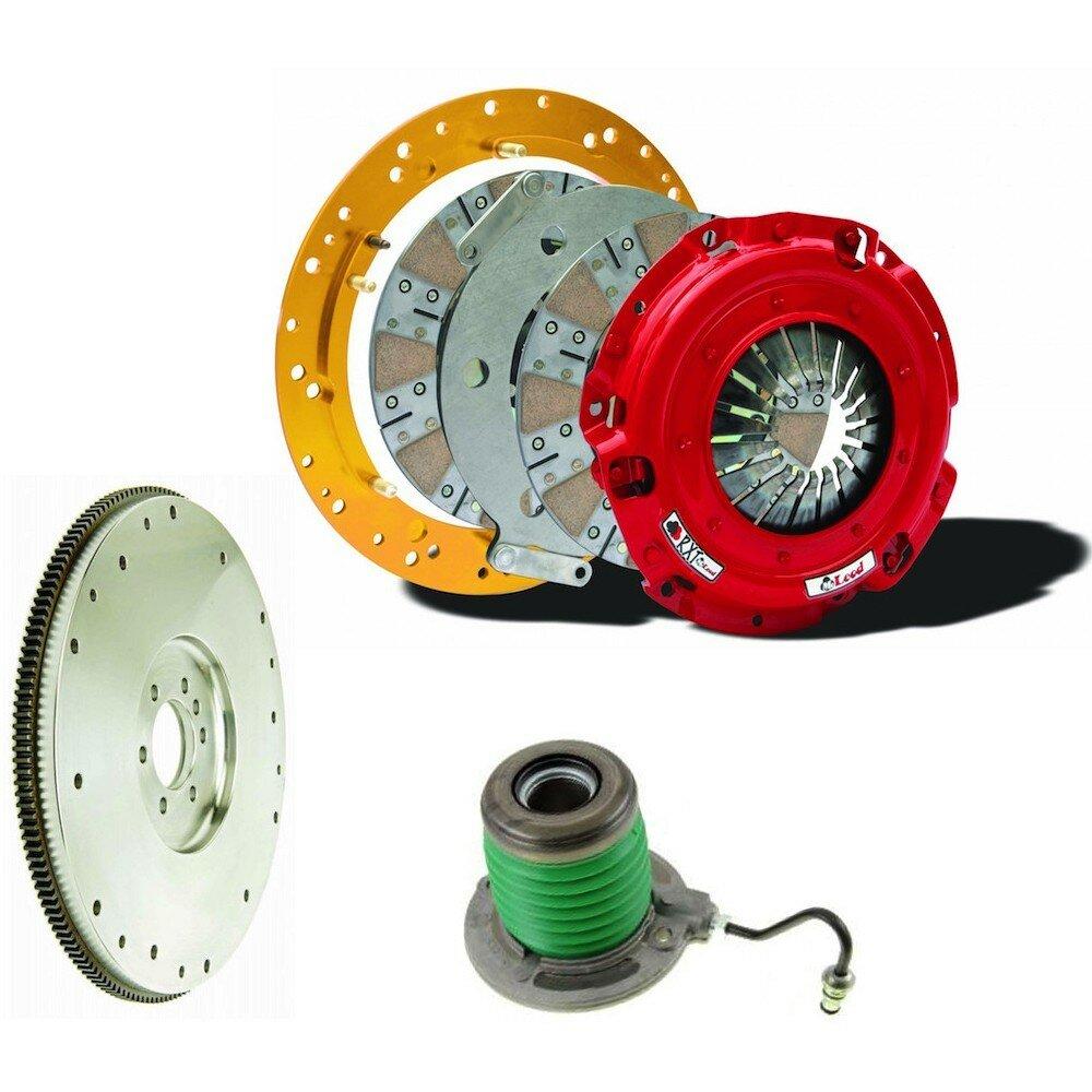 Mcleod 2011-2017 Mustang GT / 2012-2013 Boss 302 RXT Twin Disc Clutch Kit w/Steel Flywheel (Sprung Hub)