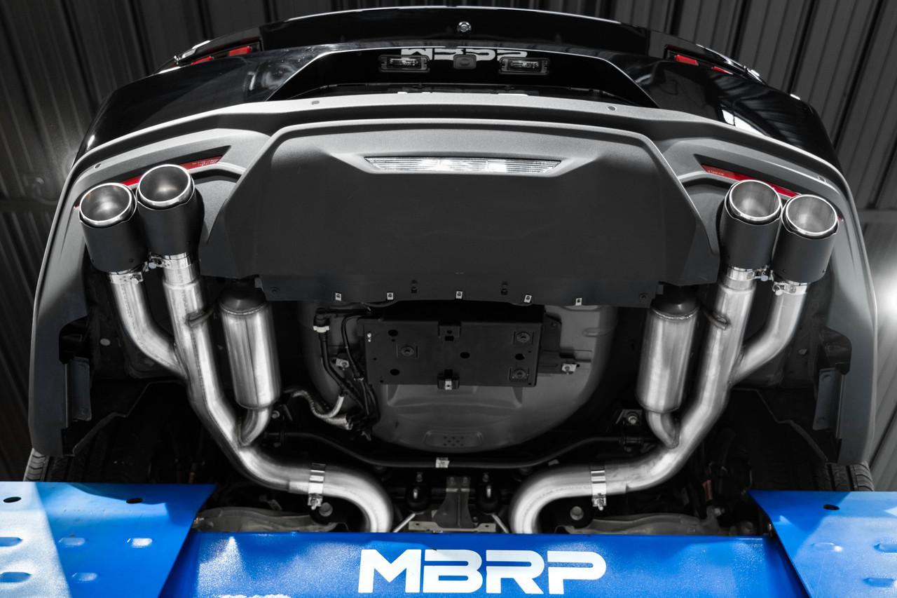 MBRP 2018-2026 Ford Mustang GT Street Exhaust with Race Sound Conversion (3" Aluminized Steel)