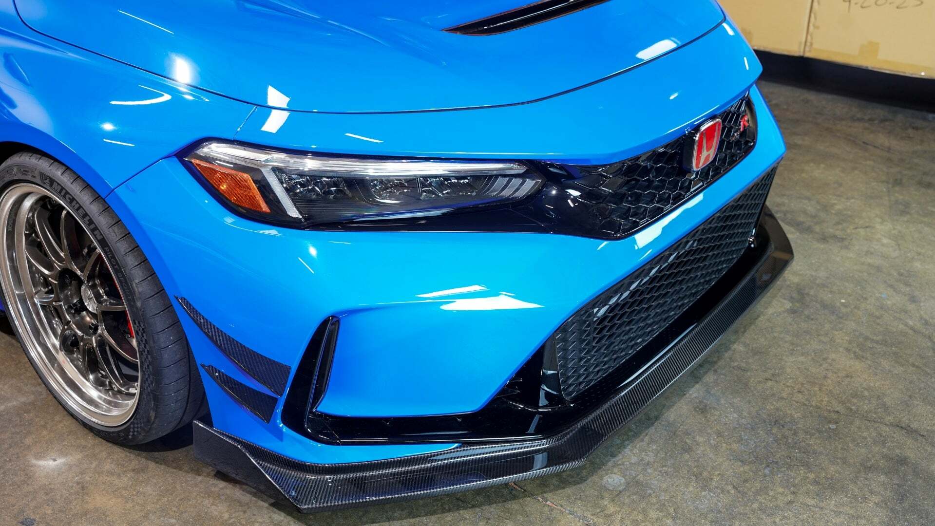 APR Performance Carbon Fiber Front Bumper Canards (2023+ Type R) - AB-923002