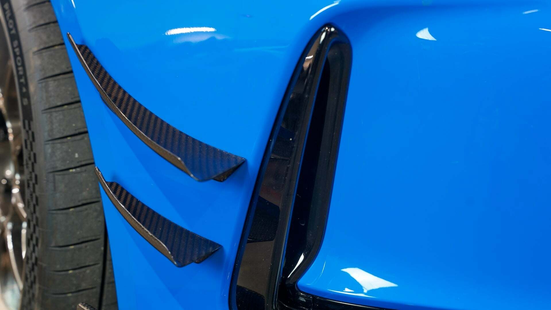APR Performance Carbon Fiber Front Bumper Canards (2023+ Type R) - AB-923002