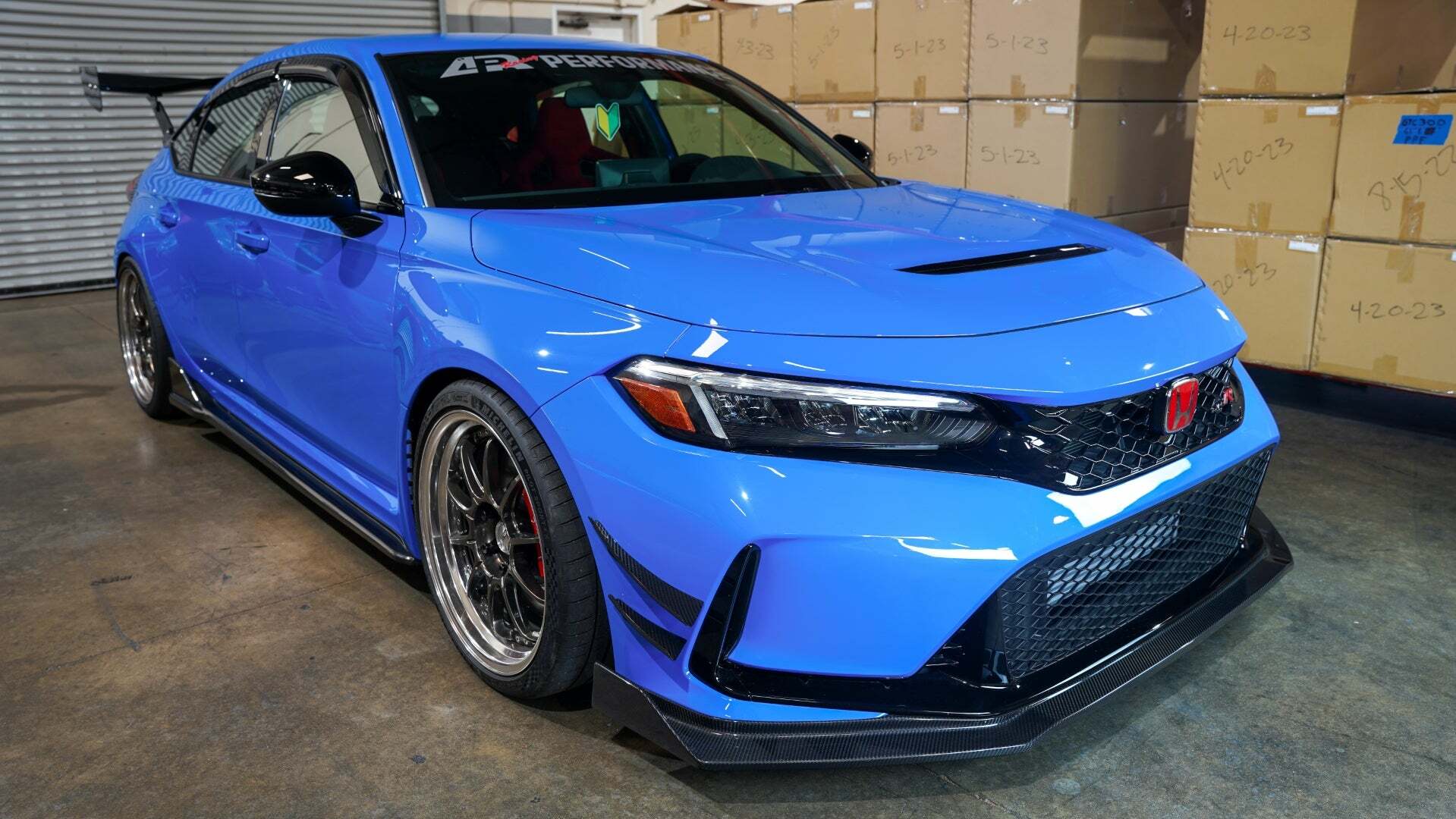 APR Performance Carbon Fiber Front Bumper Canards (2023+ Type R) - AB-923002