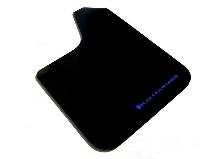 Rally Armor Black Mud Flap/Blue Logo - MF12-BAS-BL