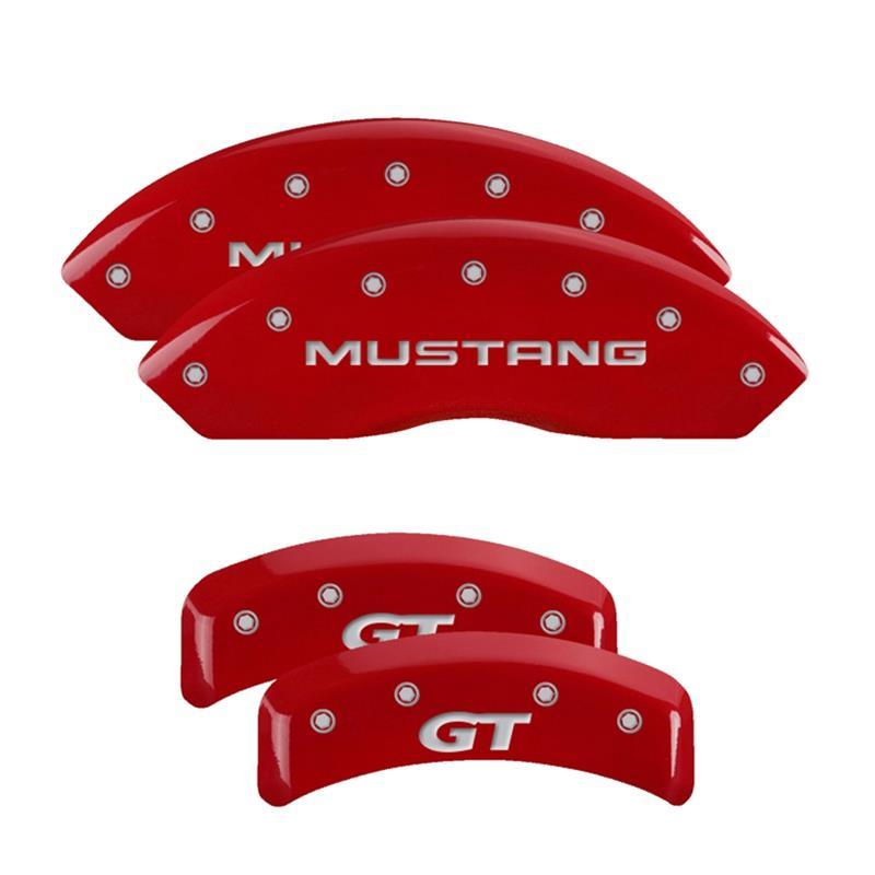 MGP Set Of 4 Caliper Covers No Engraving: Classic Caliper Covers Black Powder Coat - 10095SCLCBK