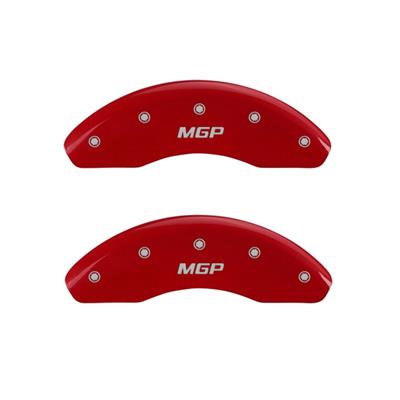 MGP Front Set Of 2: Red Finish, Silver Mgp (2005-2011 Tacoma X-Runner) - 16208FMGPRD