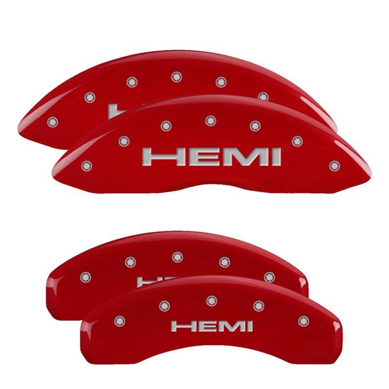 MGP Set Of 4 Caliper Covers No Engraving: Classic Caliper Covers Black Powder Coat (2011-2022 Jeep Grand Cherokee, Jeep Grand Cherokee WK) - 42020SCLCBK