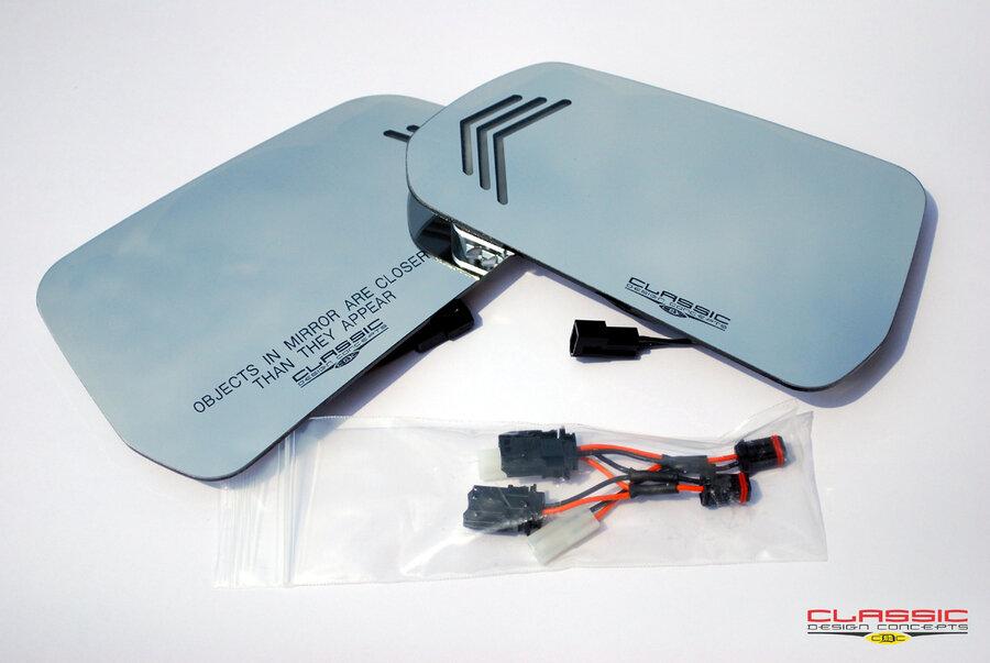 Classic Design Concepts 2015+ Mustang Sequential Turn Signal Mirrors