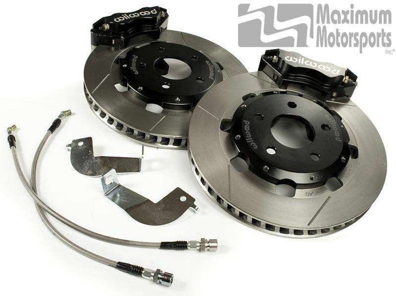 Maximum Motorsports 99-04 Cobra IRS Racing Brake Kit with Fixed-Mount Rotor Hat - MMBAK-15