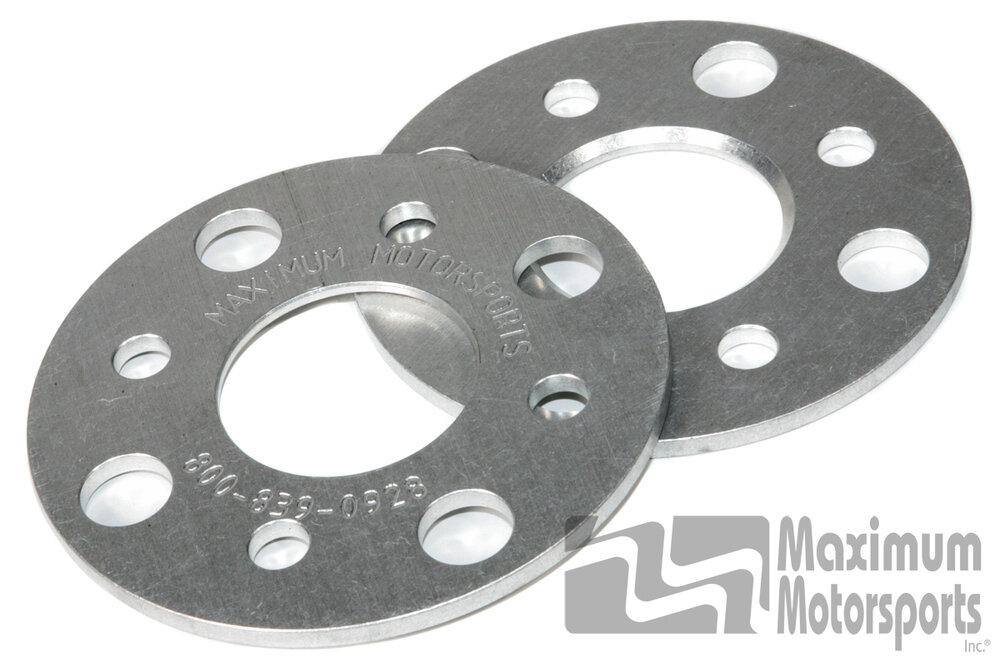 Maximum Motorsports Mustang 5 Lug 1/4" Wheel Spacers (2) - MMWS-2