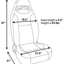 Corbeau Moab Reclining Race Seat (Pair)