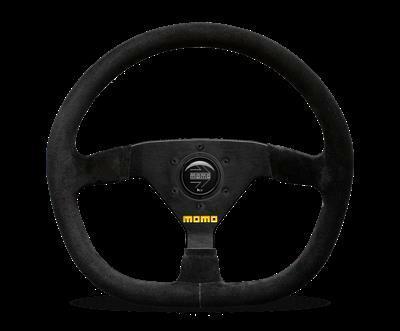 Momo Steering Wheel - MOD.88, 350 Diam, 43 Dish, Blk Suede, Blk Spokes - R1988/35S