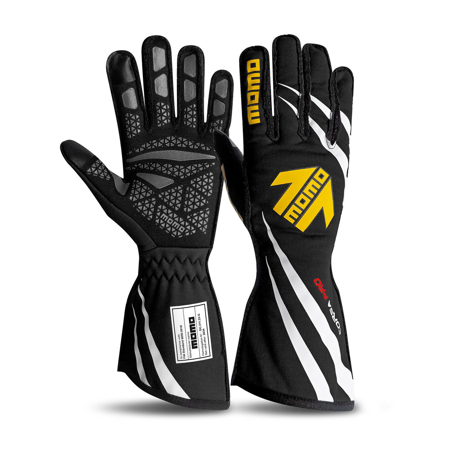 Momo GLOVES CORSA PRO ANNIVERSARY BLACK 13 FIA 8856-2018 - GUCPANNIVBK13