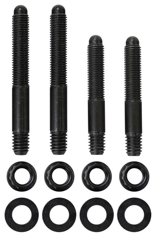 Moroso STUD KIT, CARB WITH .25 THK THROTTLE RETURN SPRING BRACKET, 2 PC 5/16-24 X 2.0 LONG, 2 PC 5/16-24 X 2.5 LONG, 12 PT NUTS - 37967