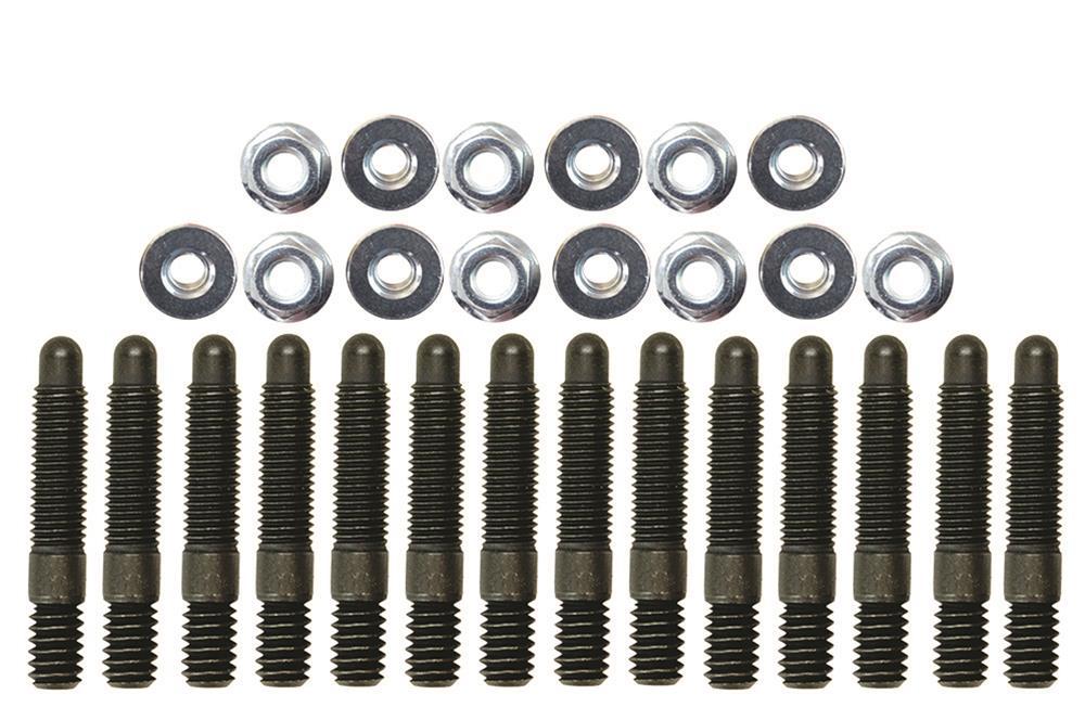 Moroso VALVE COVER, STUD KIT, BBC FABRICATED V/C, BULLET NOSE, NON SERRATED FLANGE NUTS - 38823