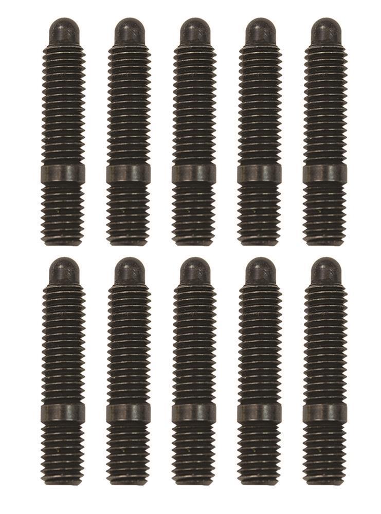 Moroso BULLET NOSE STUD, M8 X 1.25 X 41 MM, 10 PACK, BLACK OX - 38833