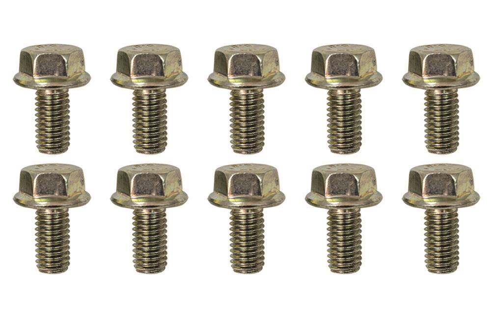 Moroso FLANGE HEX HEAD BOLT, M8 X 1.25 X 16MM, 10 PACK, ZINC - 38841