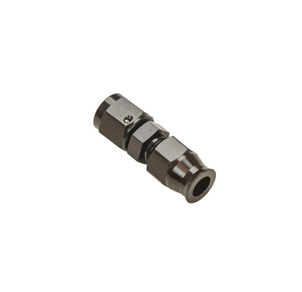 Moroso Hardline -AN Adapter Fitting, -6AN Female to 3/8" Tubing, Black Anodized - 65353