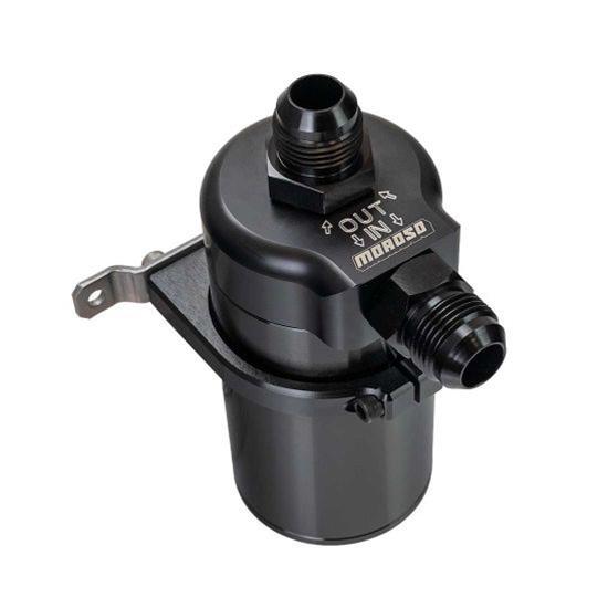 Moroso AIR OIL SEPARATOR, CATCH CAN, 12 AN INLET, 12 AN OUTLET - 85417